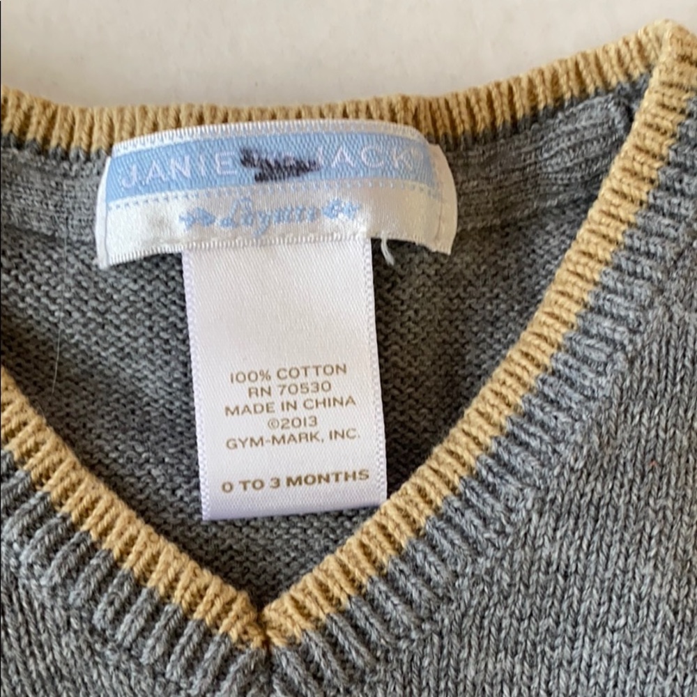 Baby Boy Newborn Lot Sweaters Pants 0-3 Gymboree - Picture 6 of 6